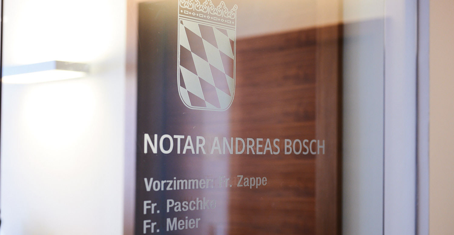 Notar Andreas Bosch Vorzimmer